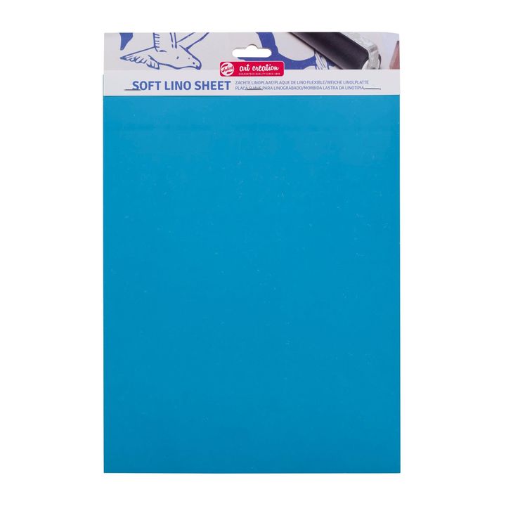 Blue Soft Linoleum, 23 x 30 cm - Image 1