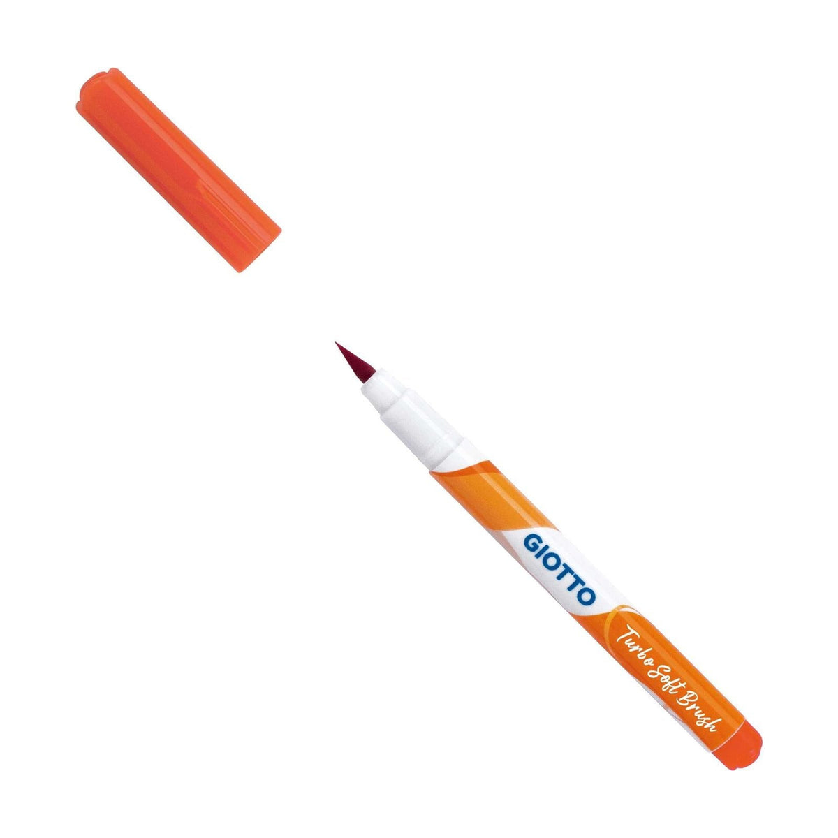 Brush markers GIOTTO Turbo Soft Brush Fluo / set of 6