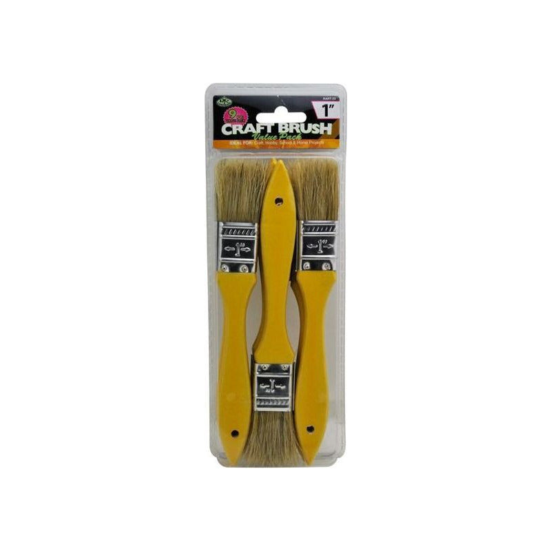 Brushes for Foundation and Gesso Priming - Set of 9