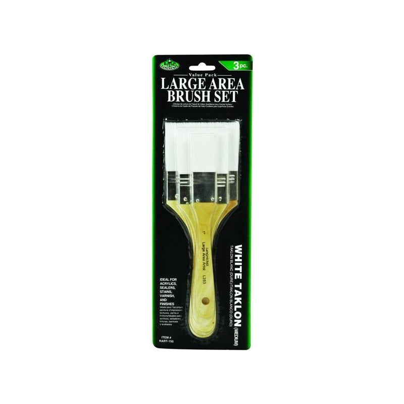 Brushes for Ground and Gesso Priming, Set of 3