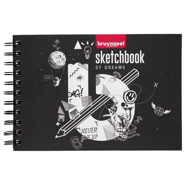 Bruynzeel Holland Spiral-Bound A5 Sketchbook, 30 Sheets