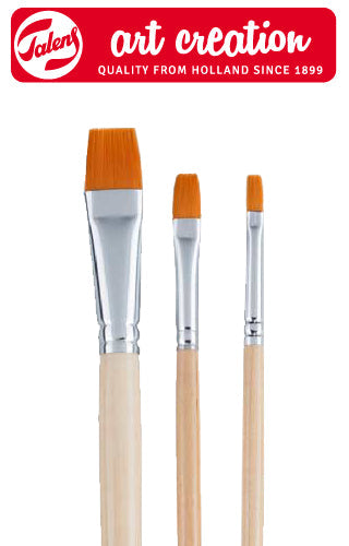 ArtCreation Brushes with Synthetic Bristles - Set of 3