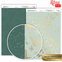 Butterflies Scrapbooking Paper, A4 | various shades — image 2