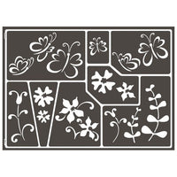 Butterfly Meadow Self-Adhesive Stencil A3