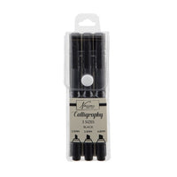 Calligraphy Pens in Case, Set of 3