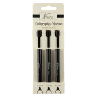 Calligraphy Pens, Set of 3, Black
