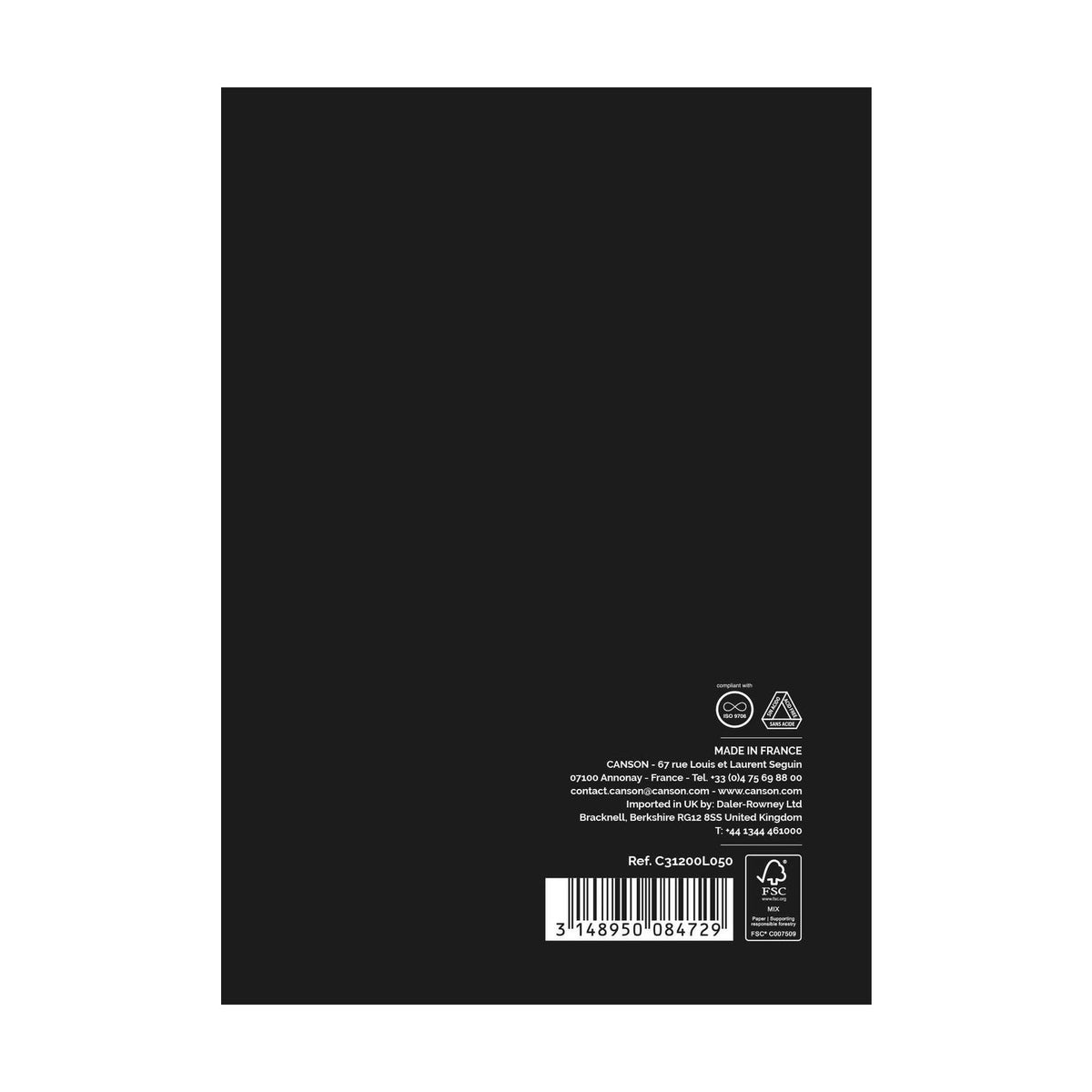 CANSON Graduate Art Book Sketch & Draw Sketchbook 140 g/m² A6 - 40 Sheets