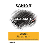 CANSON Graduate Bristol Drawing Pad 180 gsm A4 - 20 sheets