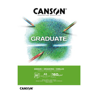 CANSON Graduate Drawing Pad White 160 gsm A5 - 30 sheets