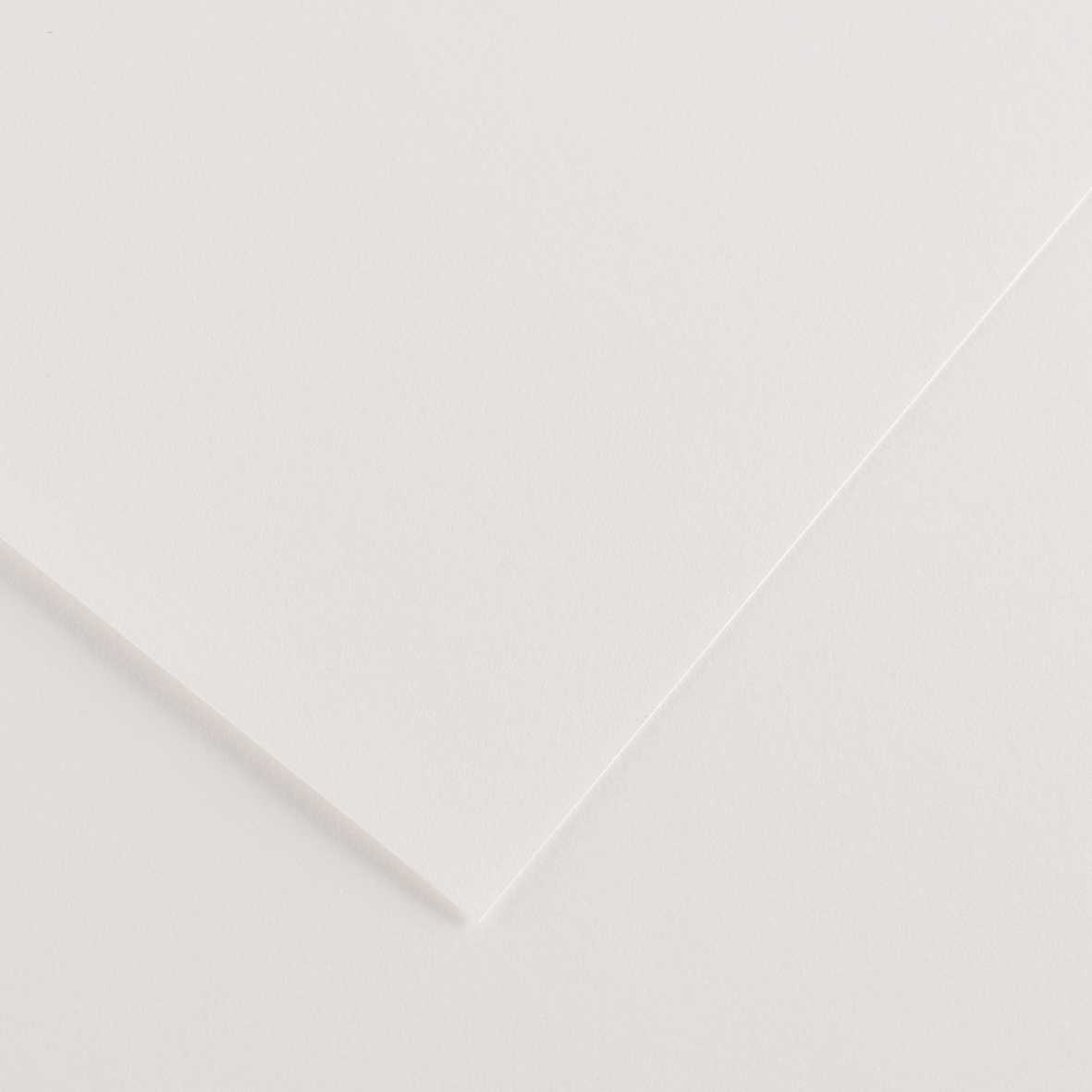 CANSON Iris Vivaldi Coloured Paper 50 x 65 cm, 240 gsm – White 1