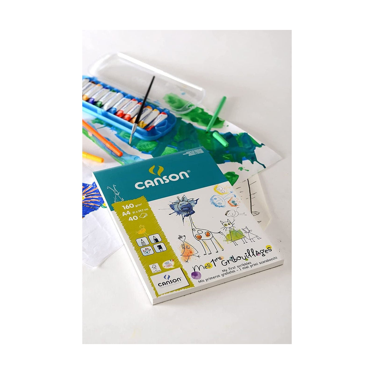 CANSON Kids Drawing Pad 160 g/m² A4 - 40 Sheets
