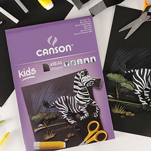 CANSON Kids Drawing Pad 220 g - 10 sheets, 24 x 32 cm, glued