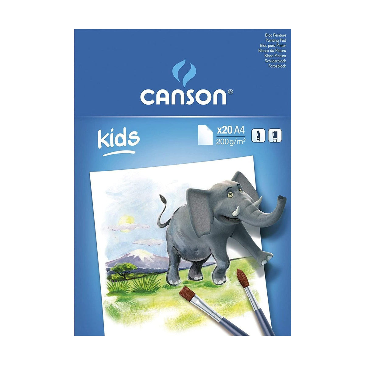 CANSON Kids Drawing Pad A4 200 g/m² - 20 Sheets