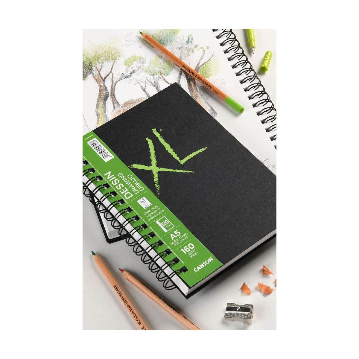 CANSON XL Drawing Pad A4 160 gsm - 120 Sheets