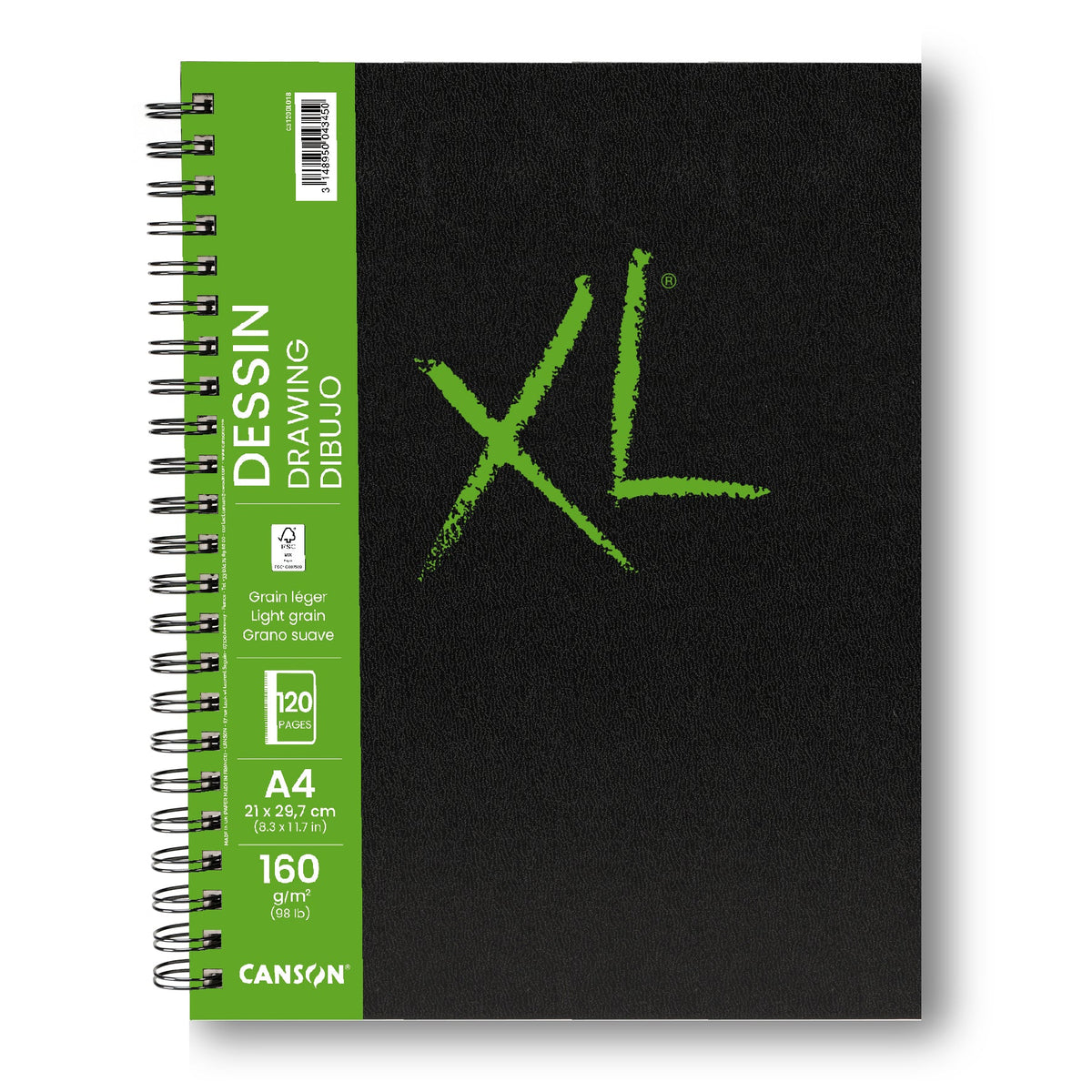 CANSON XL Drawing Pad A4 160 gsm - 120 Sheets