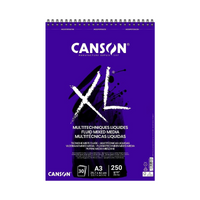 CANSON XL Fluid Mixed Media Pad 250 g/m² A3 - 30 sheets