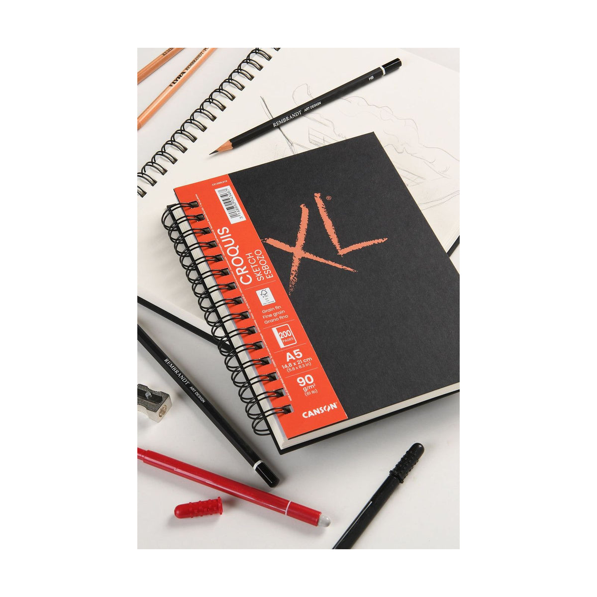 CANSON XL Sketch Pad A4 90 g/m² - 200 sheets