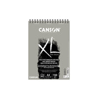 CANSON XL Touch Gray Sketch Pad, 160 g/m², A4–A3, 40 Sheets