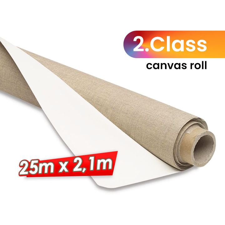 Canvas Roll 25 m, 2nd Quality | Various Widths — Image 1