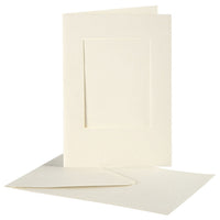 Card with Mat (Passe-Partout) and Envelope A6, Set of 10 | various variants — image 2