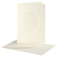 Card with Mat (Passe-Partout) and Envelope A6, Set of 10 | various variants — image 3