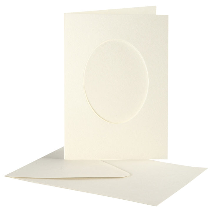 Card with Mat (Passe-Partout) and Envelope A6, Set of 10 | various variants — image 3