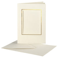 Card with Mat (Passe-Partout) and Envelope A6, Set of 10 | various variants — image 5