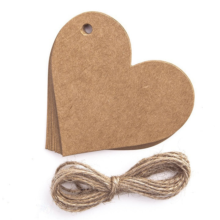 Cardboard Hearts for Decorating, 12 pcs
