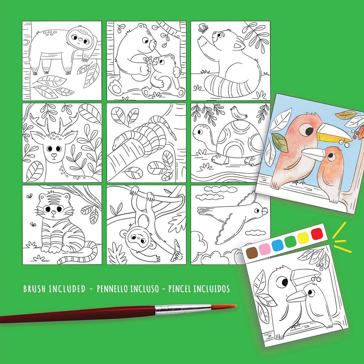 Carioca ARTivity Watercolor Coloring Books