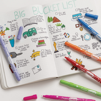 Carioca Fine Tip Fineliners 0.5 mm, Set of 12