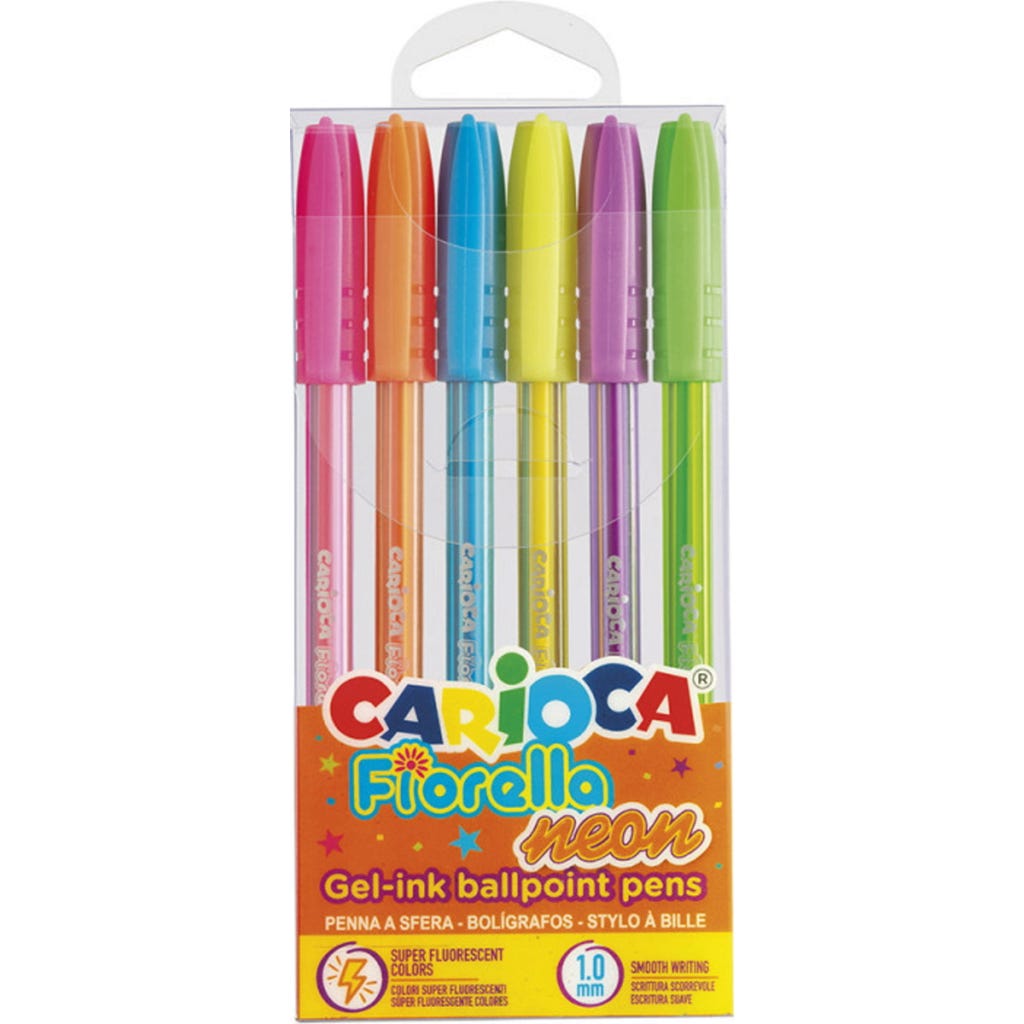 Carioca Fiorella Gel Pens Assorted Colors