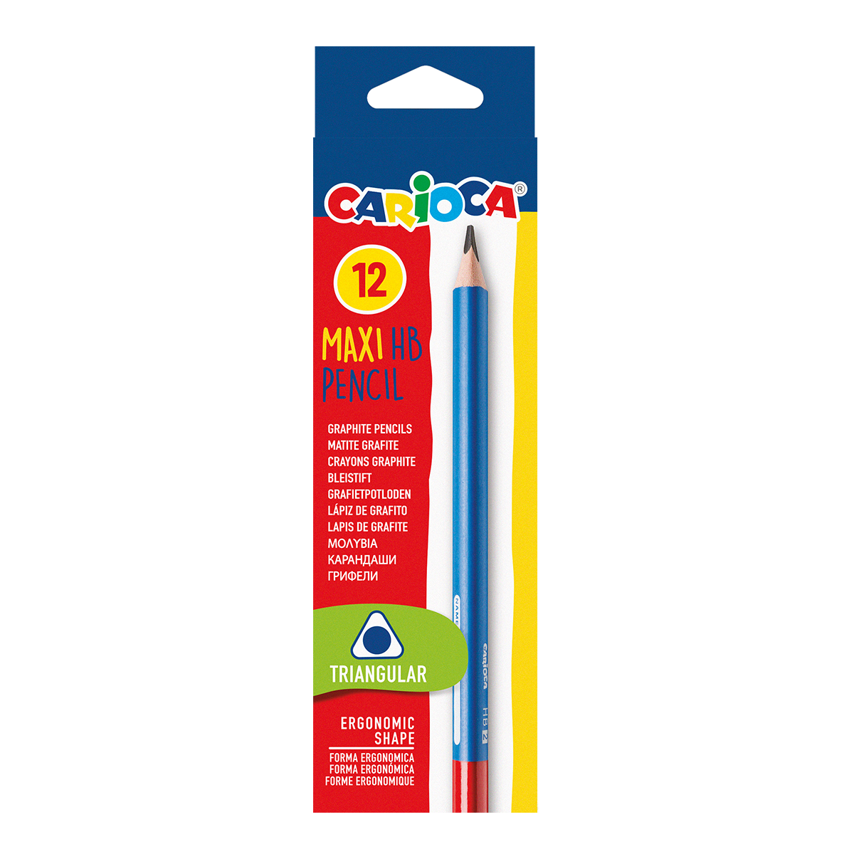 Carioca Triangular Pencil HB Maxi