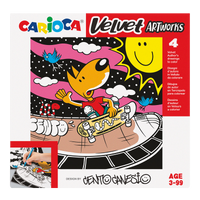 Carioca Velvet Coloring Pages 4 pcs – CENTO Sport