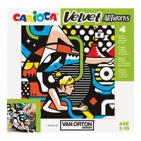 Carioca Velvet Coloring Pages 4 pcs – VAN ORTON Street