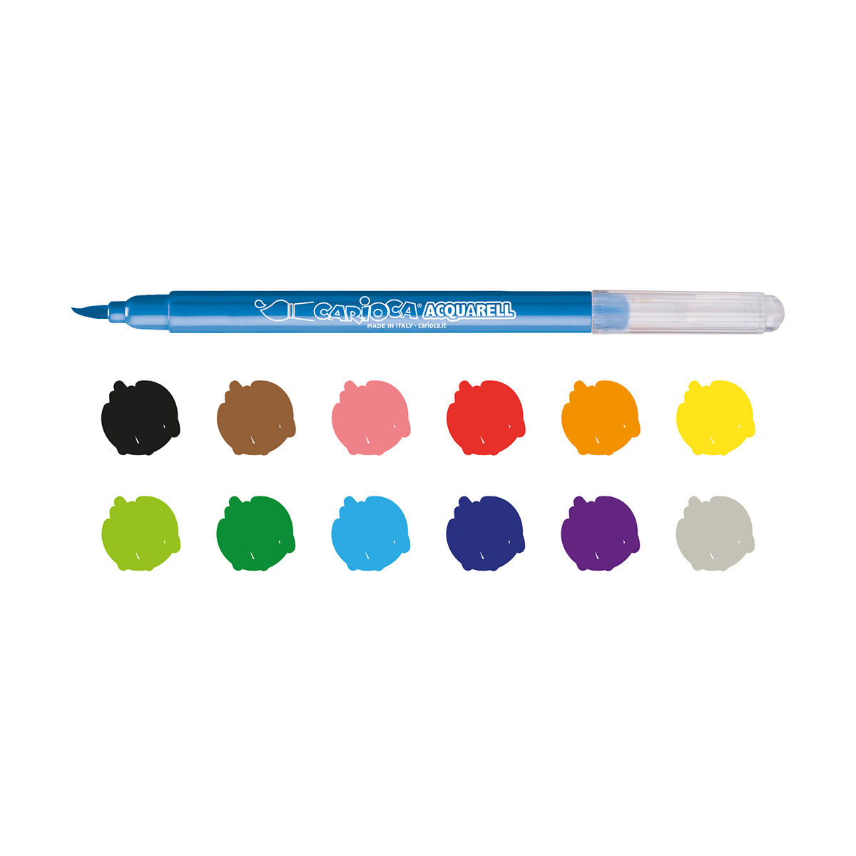 Carioca Watercolor Markers / set of 12 pcs