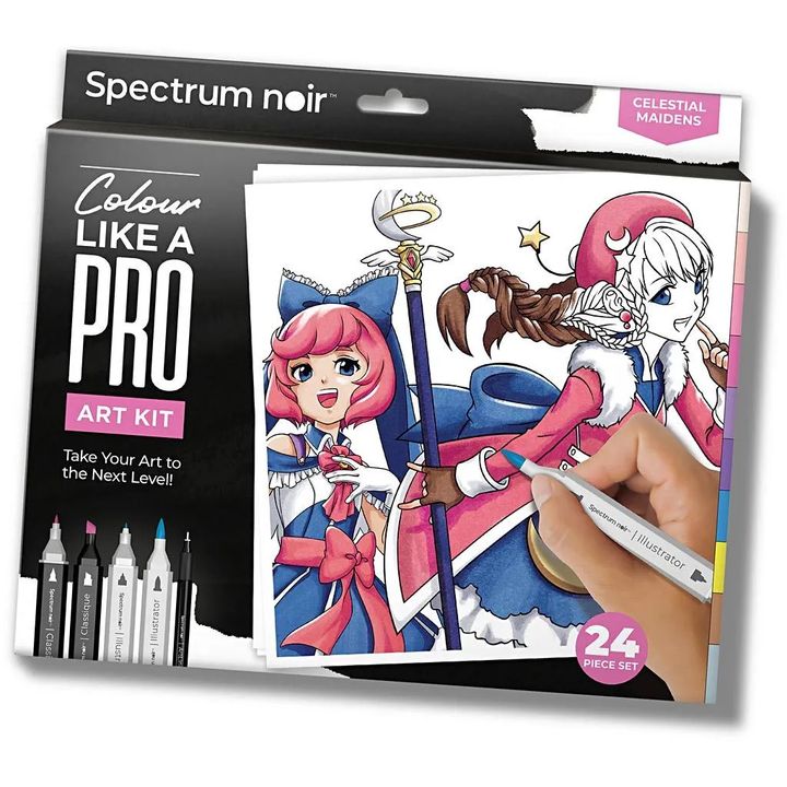 Celestial Maidens Illustration Art Set — image 1