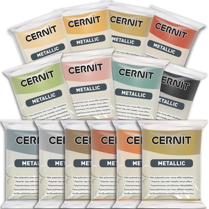 CERNIT Metallic Polymer Clay 56 g | various shades — image 1