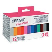 CERNIT Polymer Clay Set of 12 x 25 g, Basic — image 1