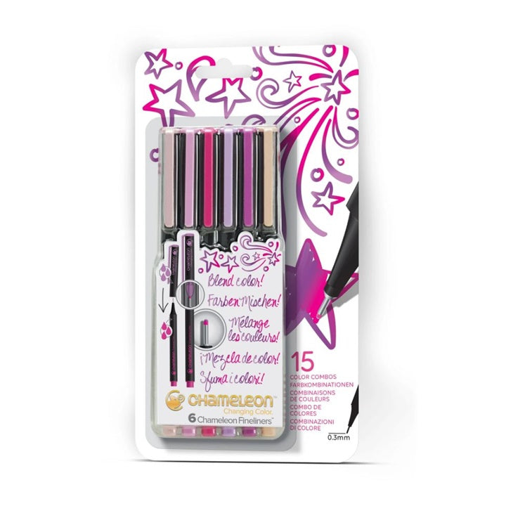 Chameleon Floral Colors Markers, Set of 6