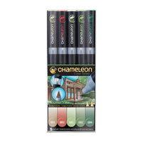 Chameleon Nature Tones Markers, Set of 5
