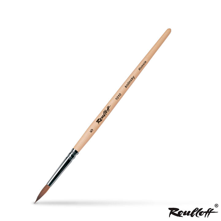 Четка Roubloff 1010 кръгла естествена Kolinsky — изображение 1