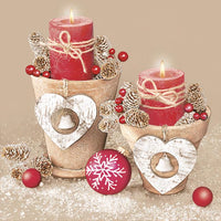 Christmas Candle Magic Decoupage Napkins - 1 pc