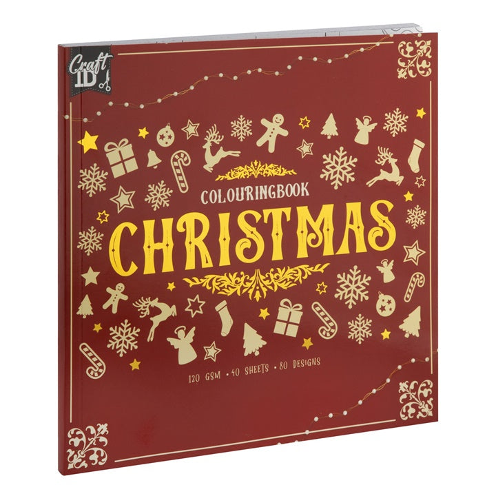 Christmas Coloring Book, 40 Sheets, 21.5 x 21.5 cm — image 2