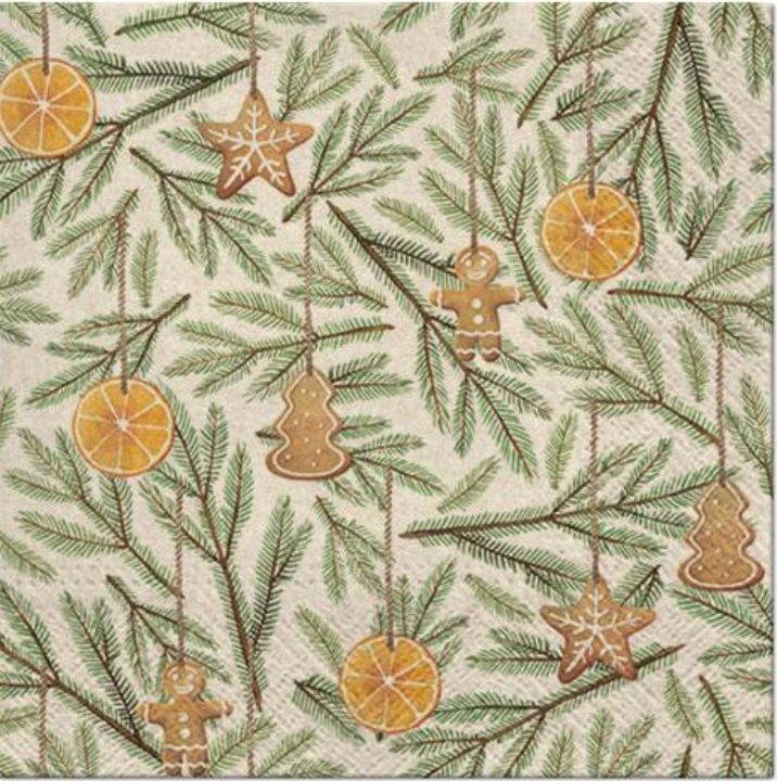 Christmas Decoupage Napkins - 1 pc