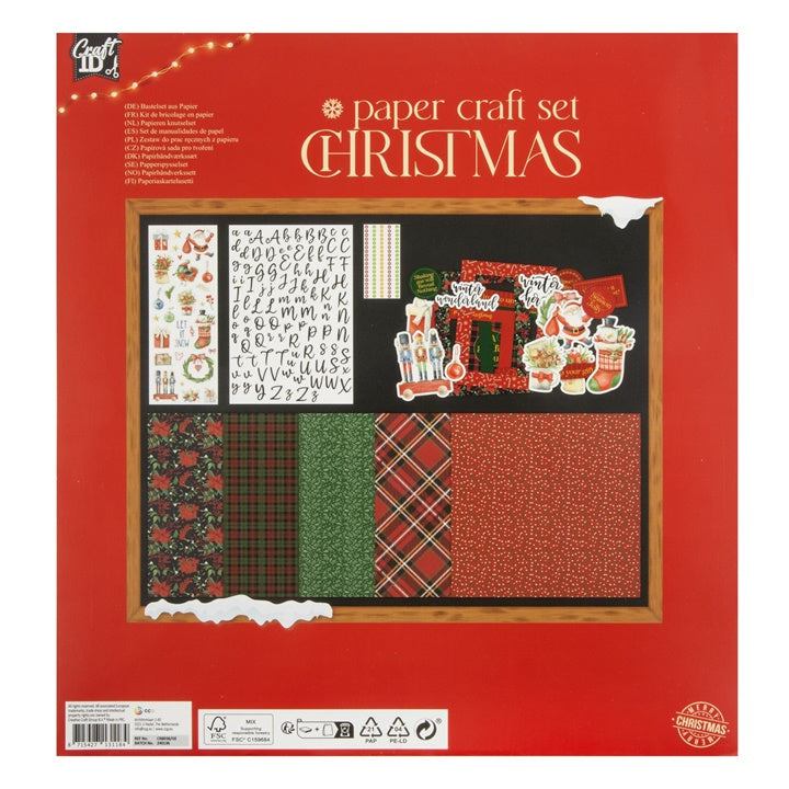 Red Christmas Scrapbooking Set — image 2