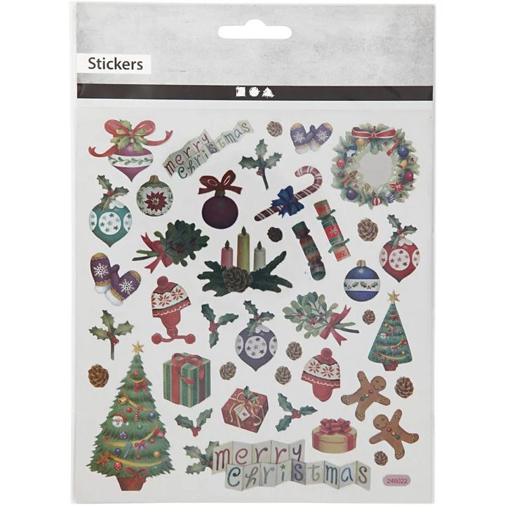 Christmas Sticker Set, 41 pcs