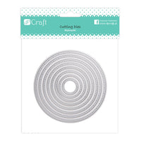 Circles Cutting Templates, Set of 8