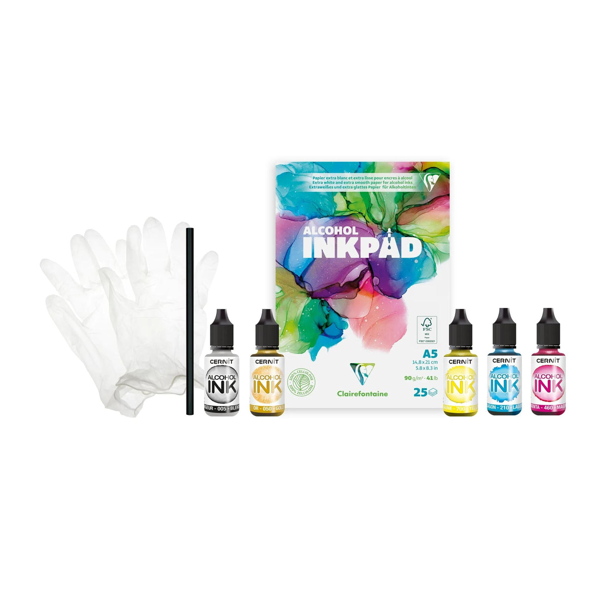 CLAIREFONTAINE Alcohol Ink Starter Set A5 - 1 set