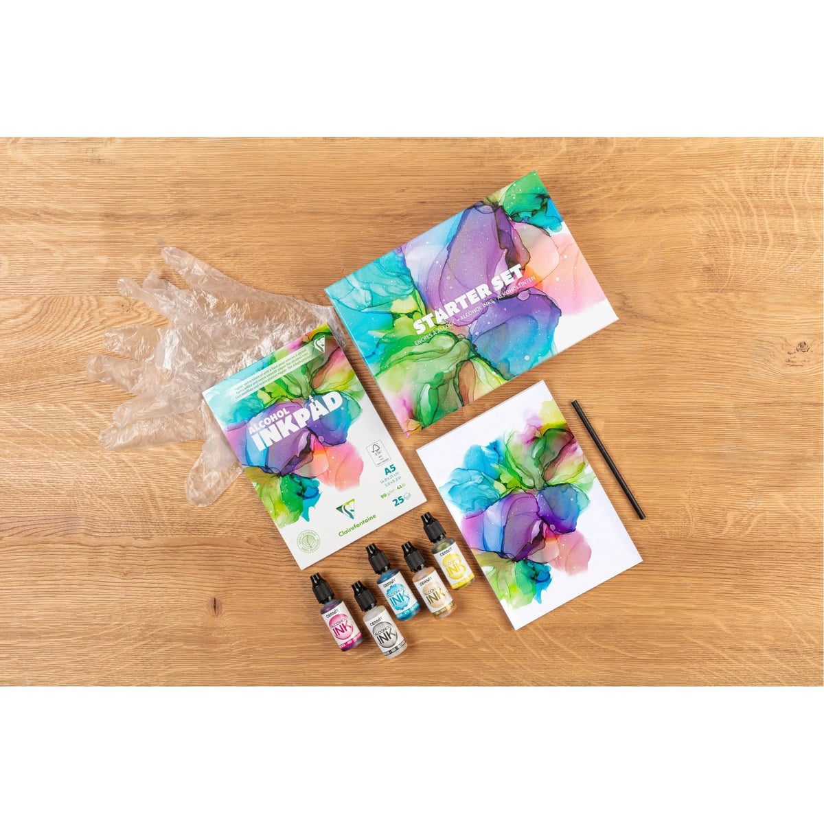 CLAIREFONTAINE Alcohol Ink Starter Set A5 - 1 set