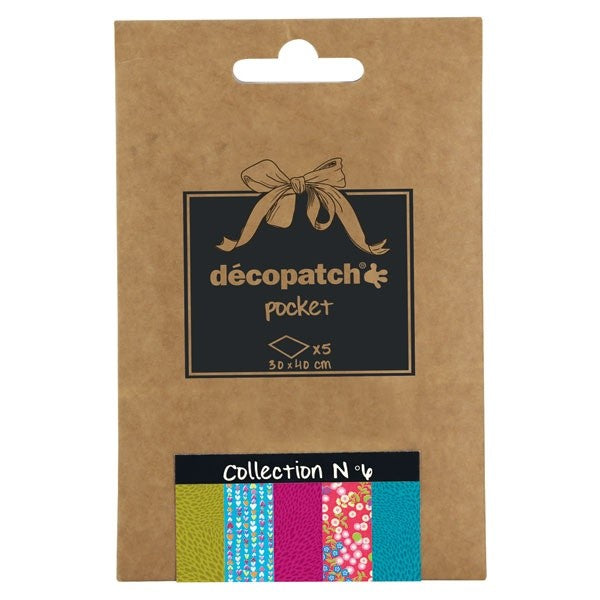 CLAIREFONTAINE Decopatch Decoupage Paper 30 x 40 cm – Collections 6 – 20 – collection no. 6